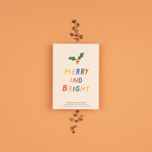 Merry and bright - Seed packets