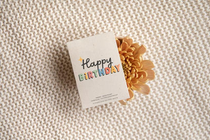 Happy Birthday - Seeds packet - All we seed