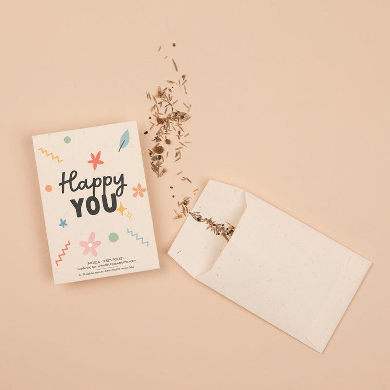 Happy you - Seeds packet - All we seed